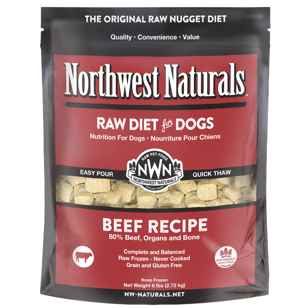 Frozen Raw Beef Nuggets Dog 6-lb image number null