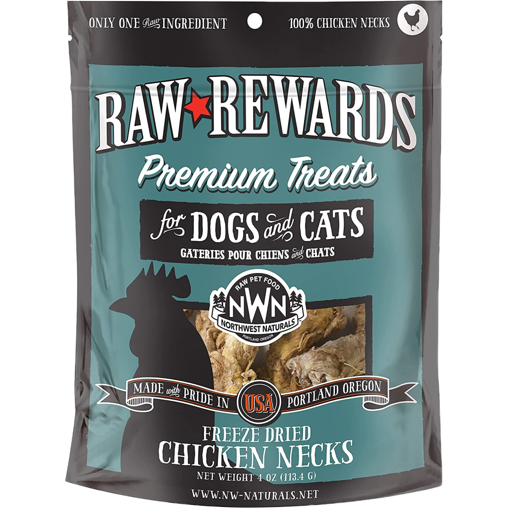 Freeze Dried Chicken Necks 4 oz