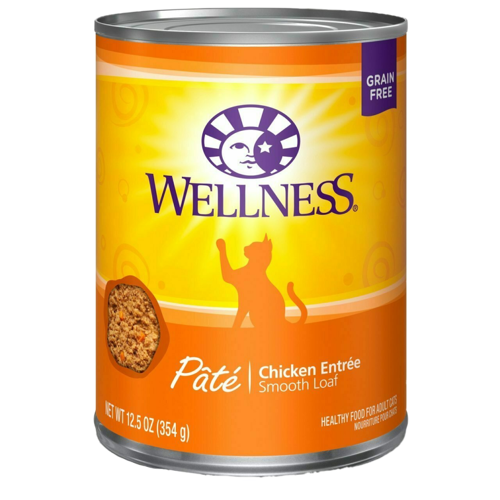 Wellness Complete Health Natural Grain Free Wet Canned Cat Food, Chicken image number null