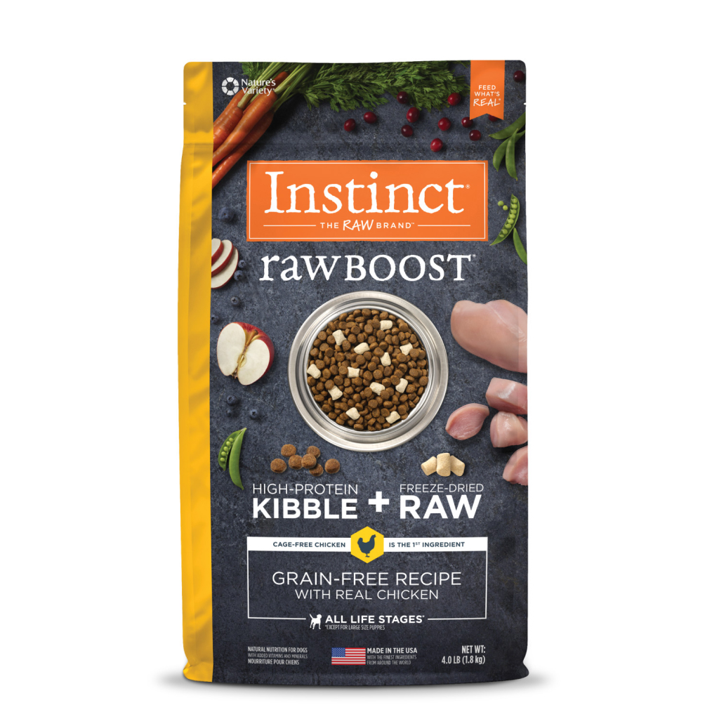 Instinct Raw Boost Chicken Dry Dog Food, 21-lb image number null