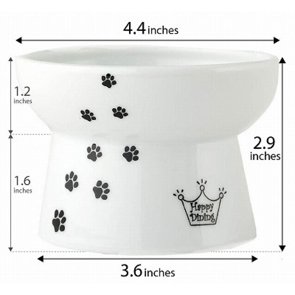 Raised Cat Food Bowl (Cat) image number null
