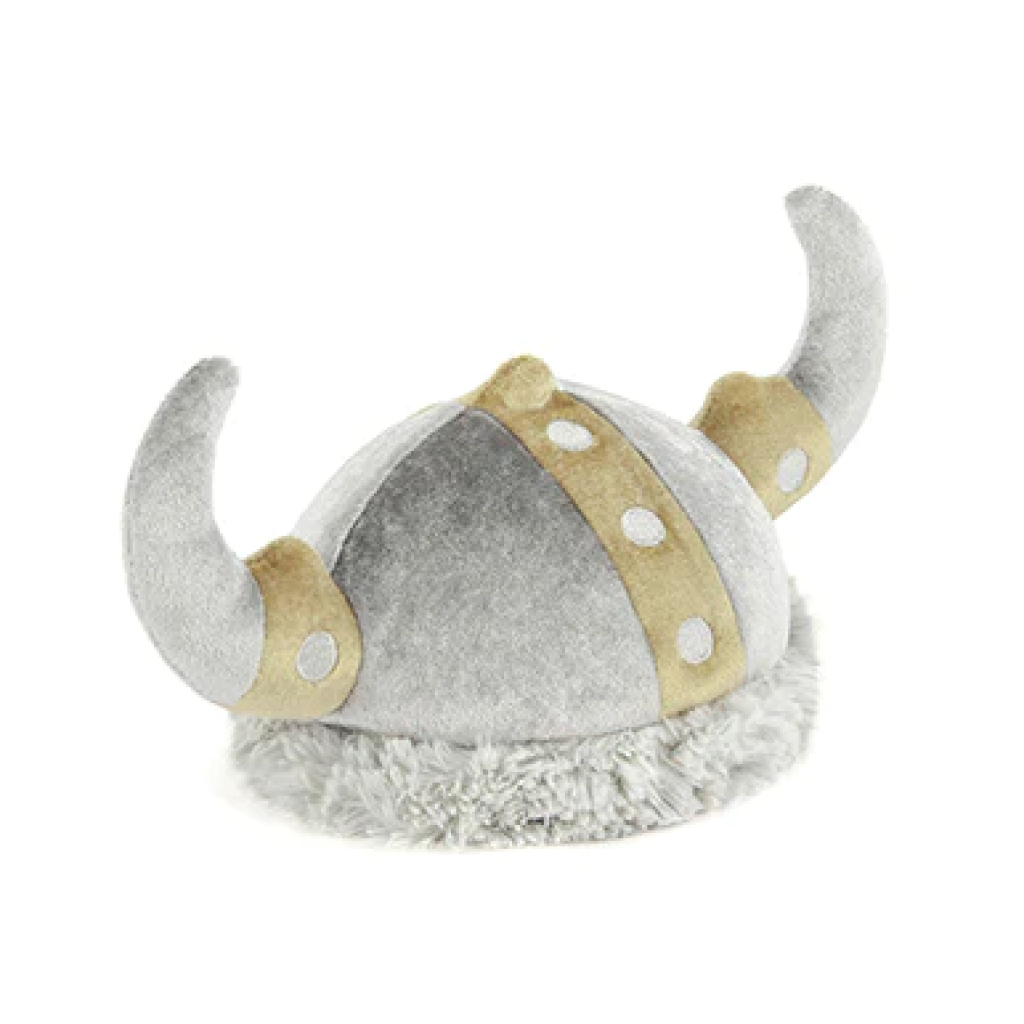 P.L.A.Y. Pet Viking Hat Mutt Hatter Plush Toy, 1-count image number null