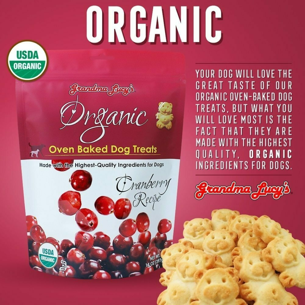 Organic Baked Dog Treats - Cranberry - 14-oz image number null