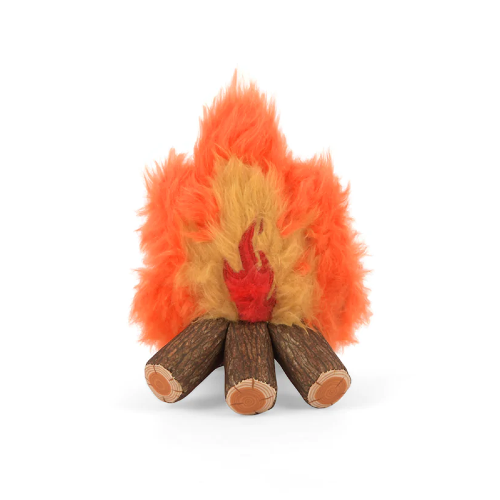 P.L.A.Y. Pet Campfire Camping Plush Toy, 1-count image number null