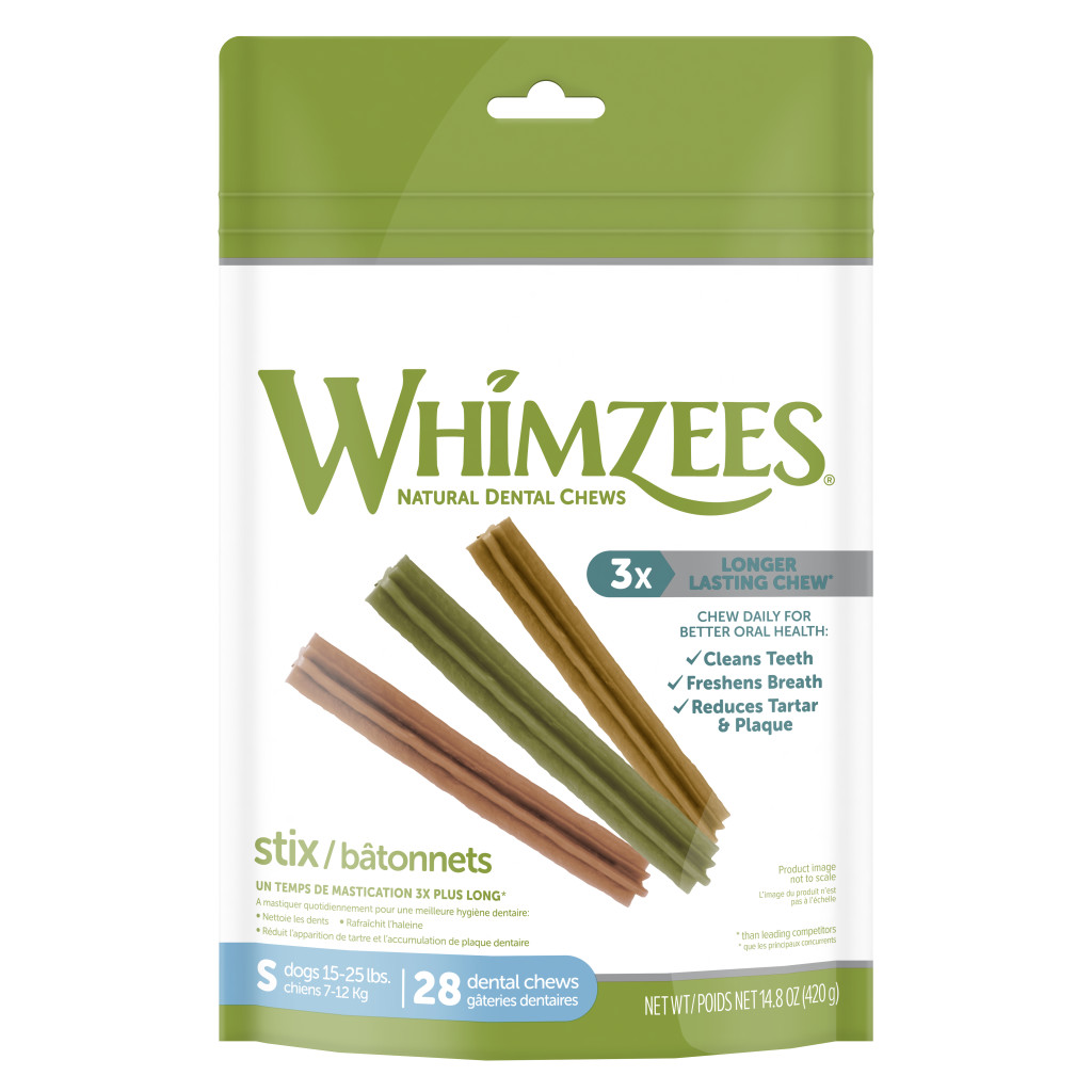 Whimzees Dog Stix Natural Dental Chews, Small image number null