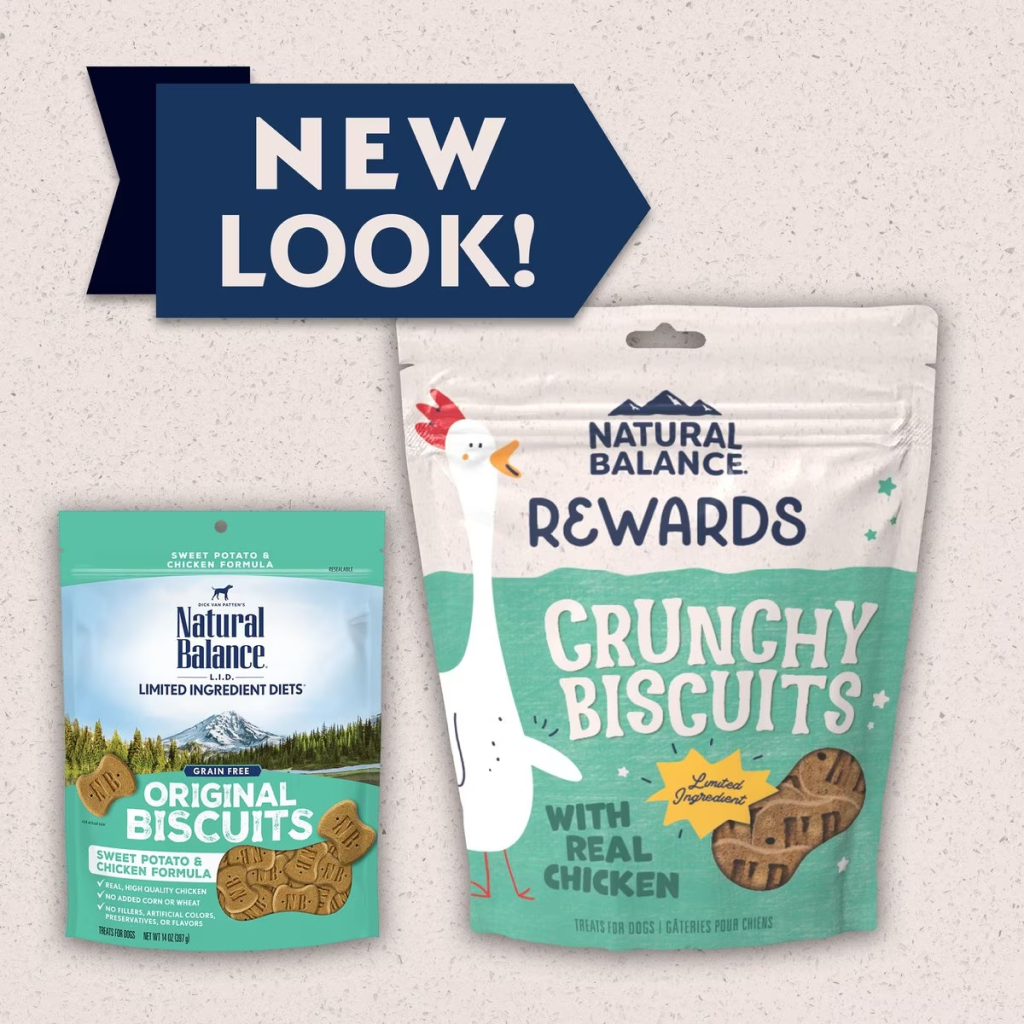 Natural Balance Rewards Crunchy Biscuits With Real Chicken Dog Treats Regular Breed, 14-oz image number null