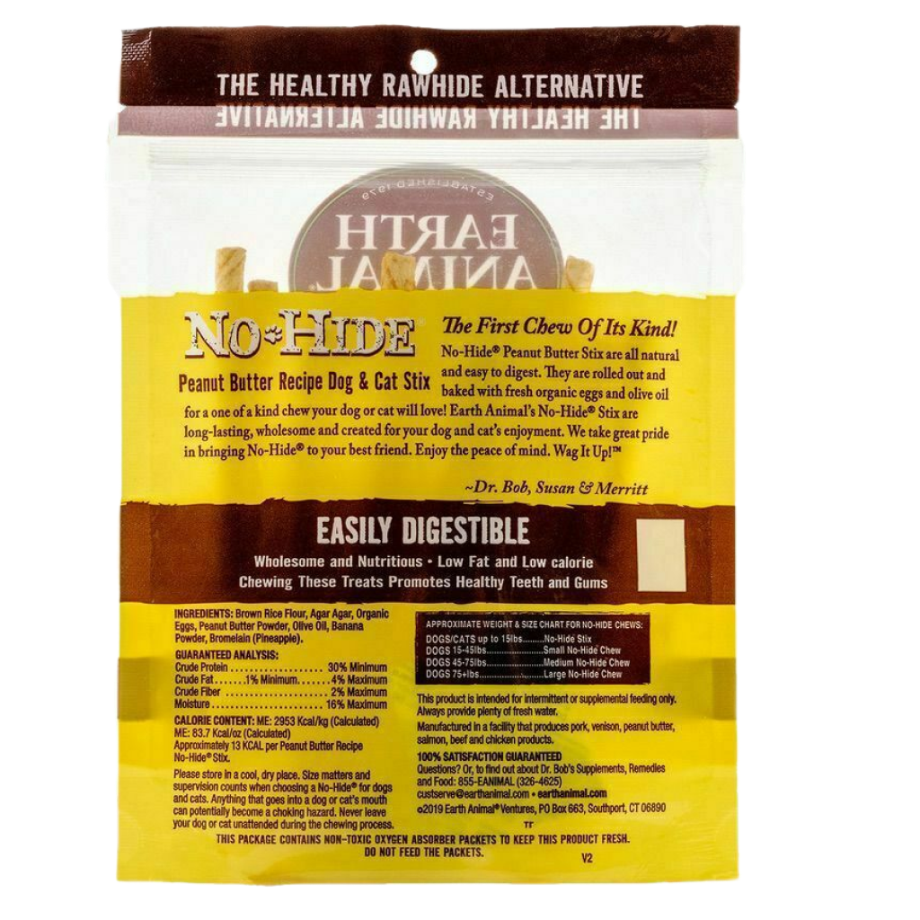 No-Hide Peanut Butter Chews - Stix 10 Pack image number null