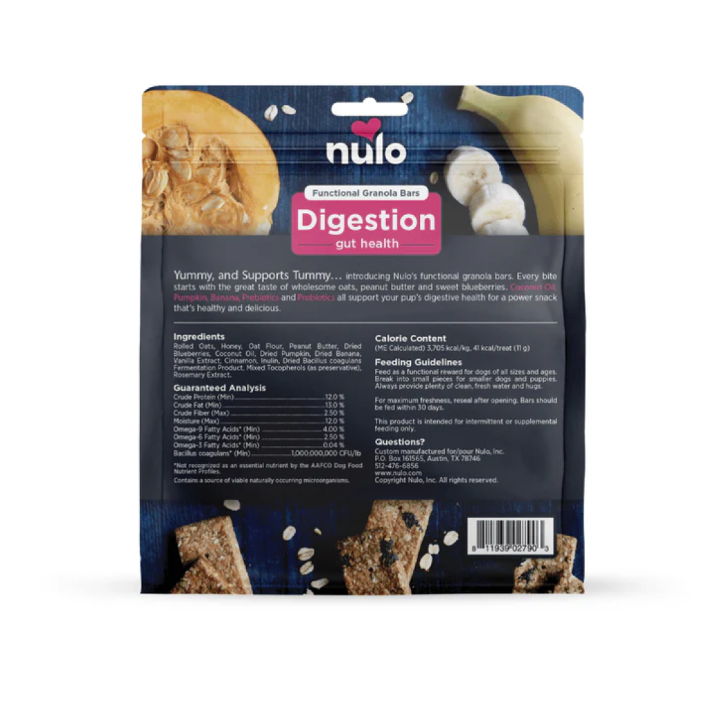 Buy Nulo Digestion Gut Health Functional Granola Bars Treats For