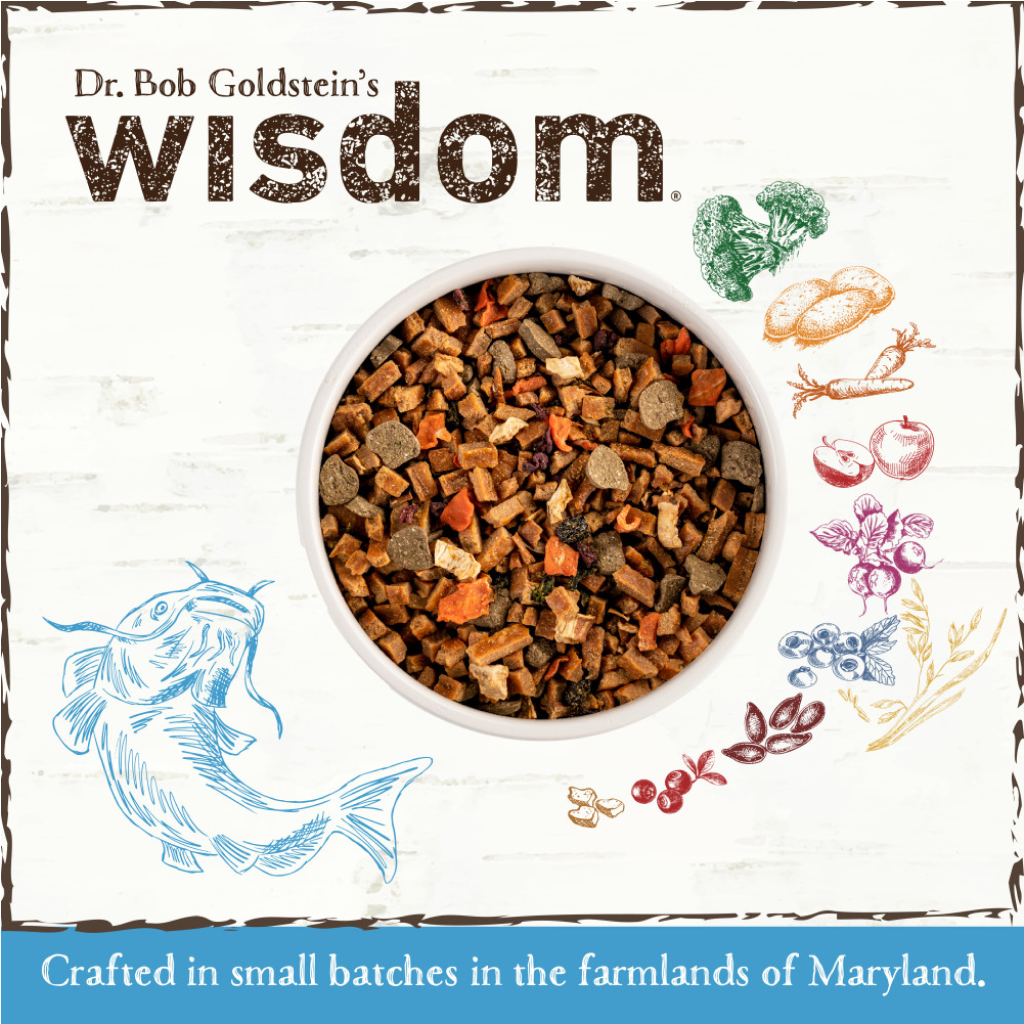 Earth Animal Wisdom Catfish Air-Dried Dog Food, 10-lb Bag image number null