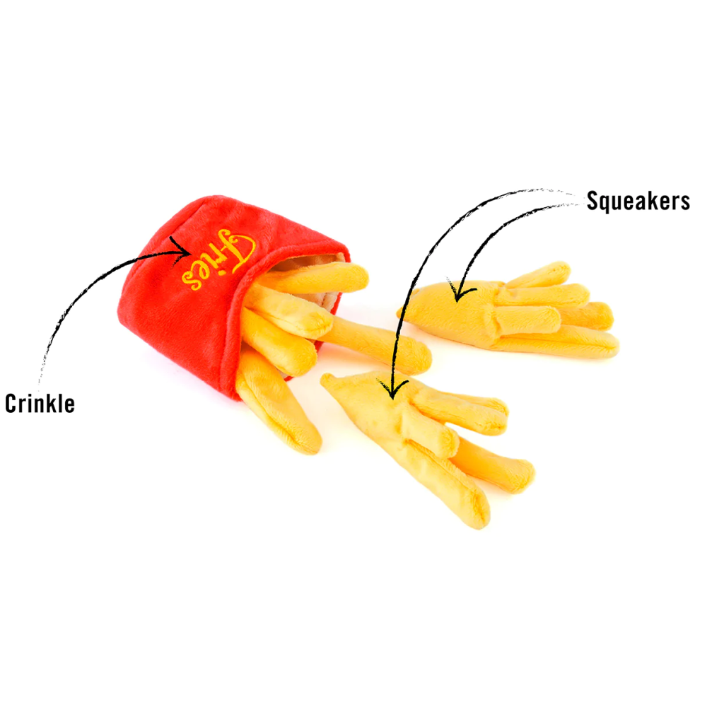 P.L.A.Y. Pet French Fries American Classic Plush Toy, 1-count image number null