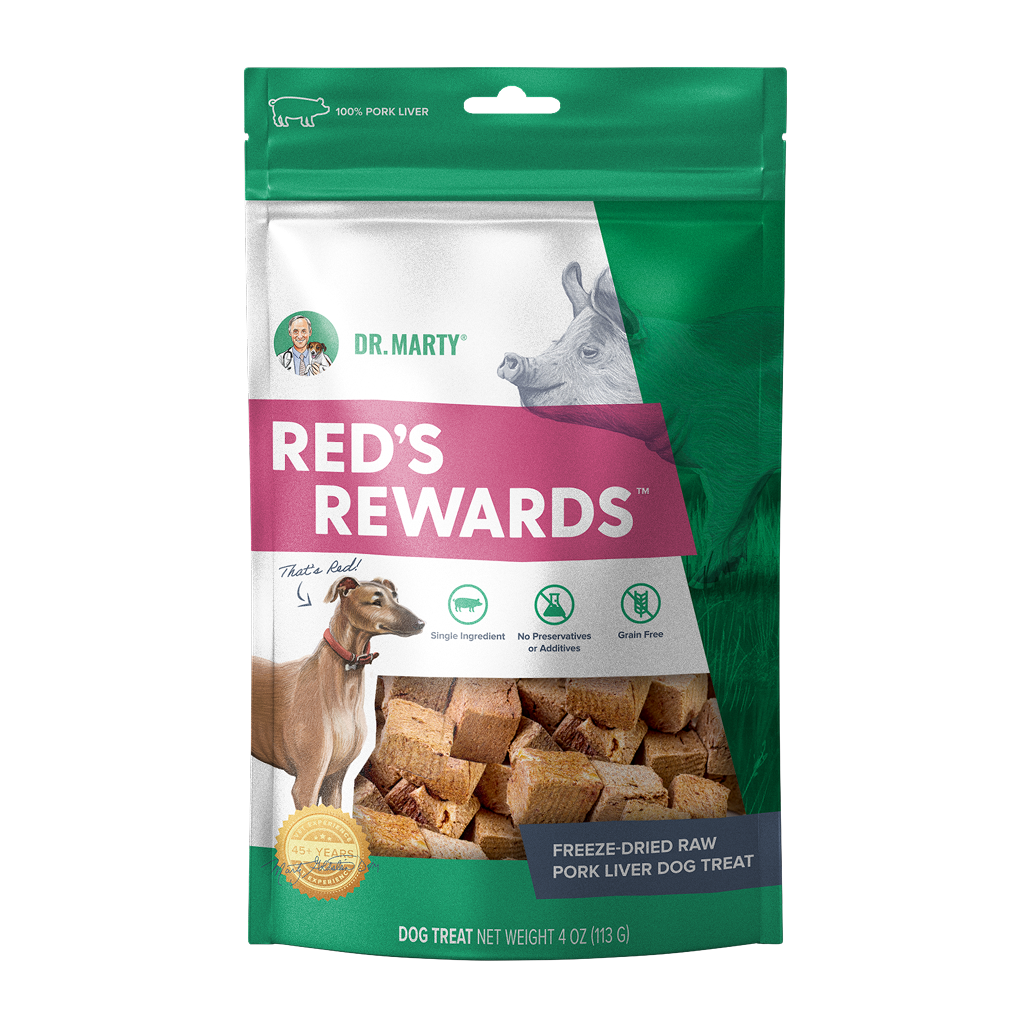 Dr. Marty Red's Rewards Pork Liver Dog Treat, 4-oz image number null