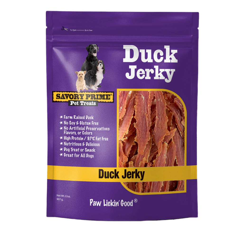 Duck jerky for dogs cheap