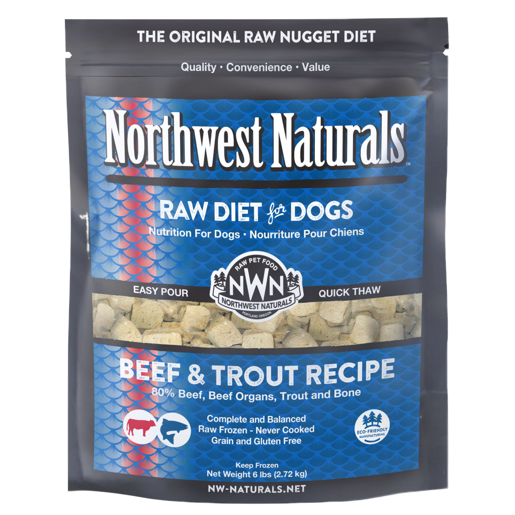 Frozen Raw Beef/Trout Nug 6-lb image number null