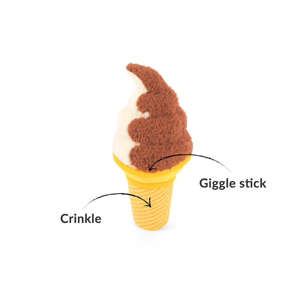 P.L.A.Y. Pet Soft Serve Snack Attack Plush Toy, 1-count image number null