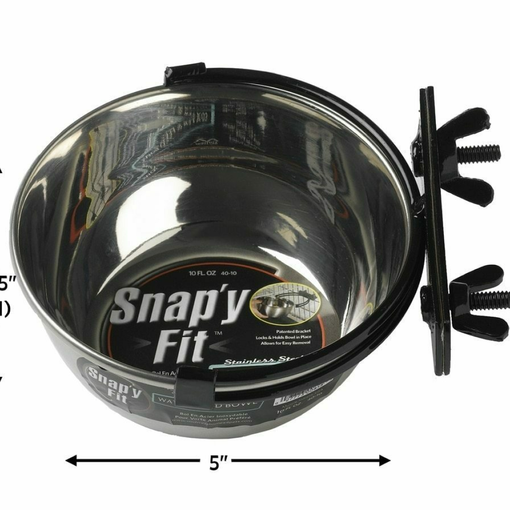 10-oz Snapy Fit Stainless Steel Bowl image number null