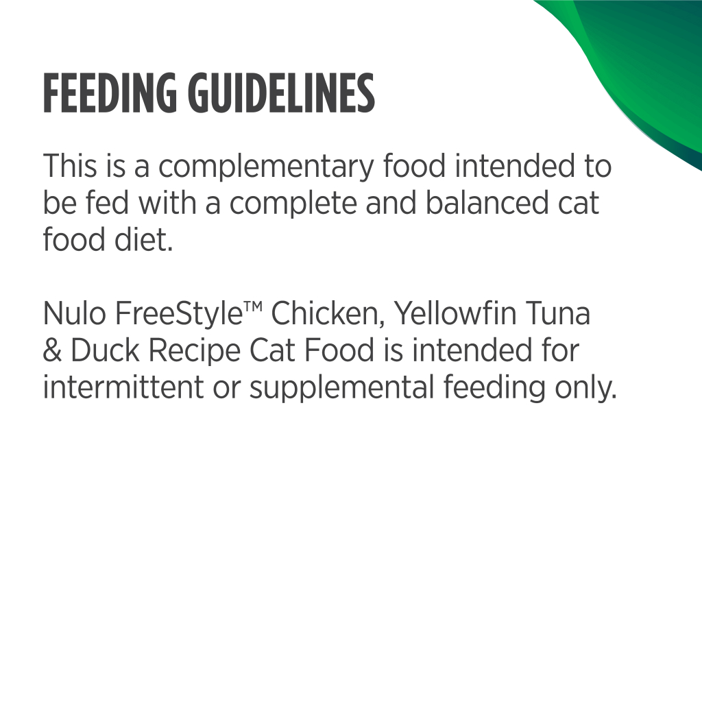 Nulo FreeStyle Cat Chicken, Yellowfin Tuna & Duck in Broth Pouch, 2.8-oz image number null