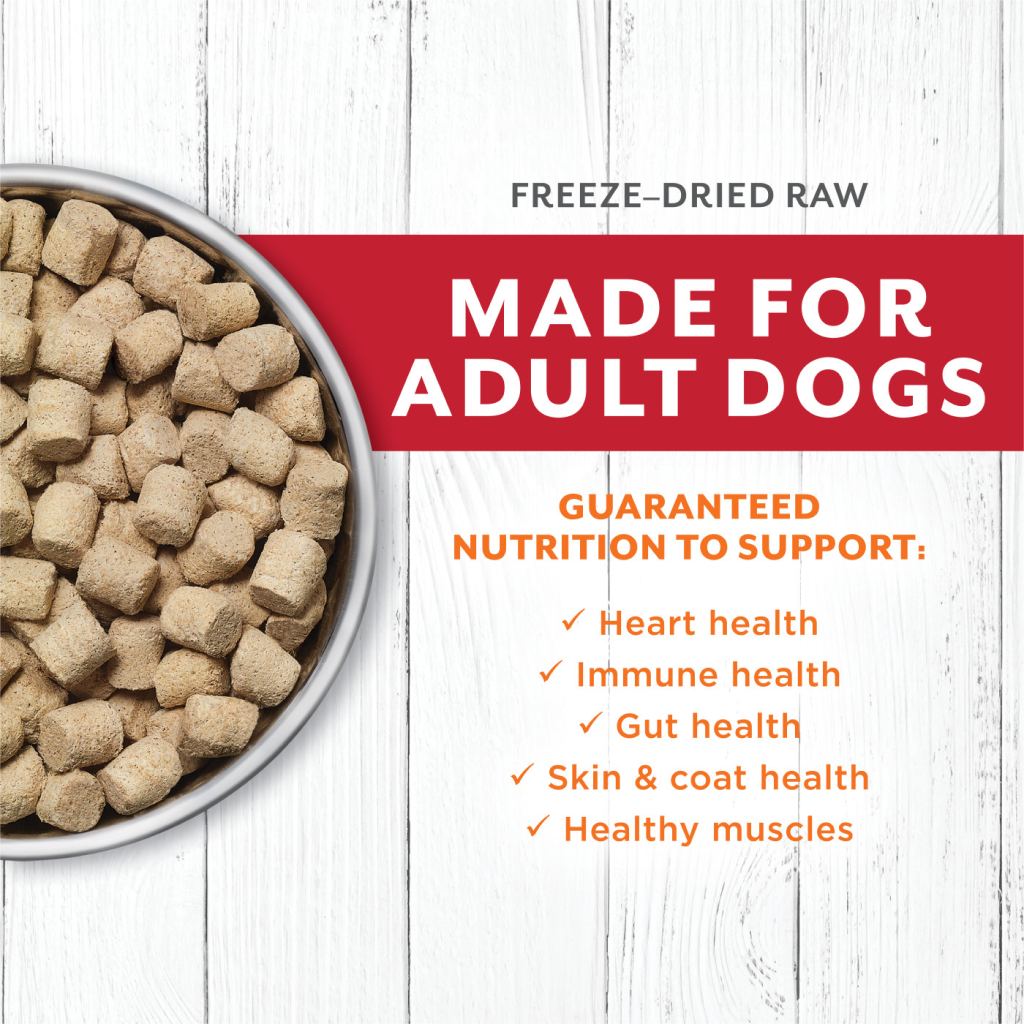 Instinct Freeze-Dried Raw Longevity Adult Beef Bites Dog Food, 9.5-oz image number null