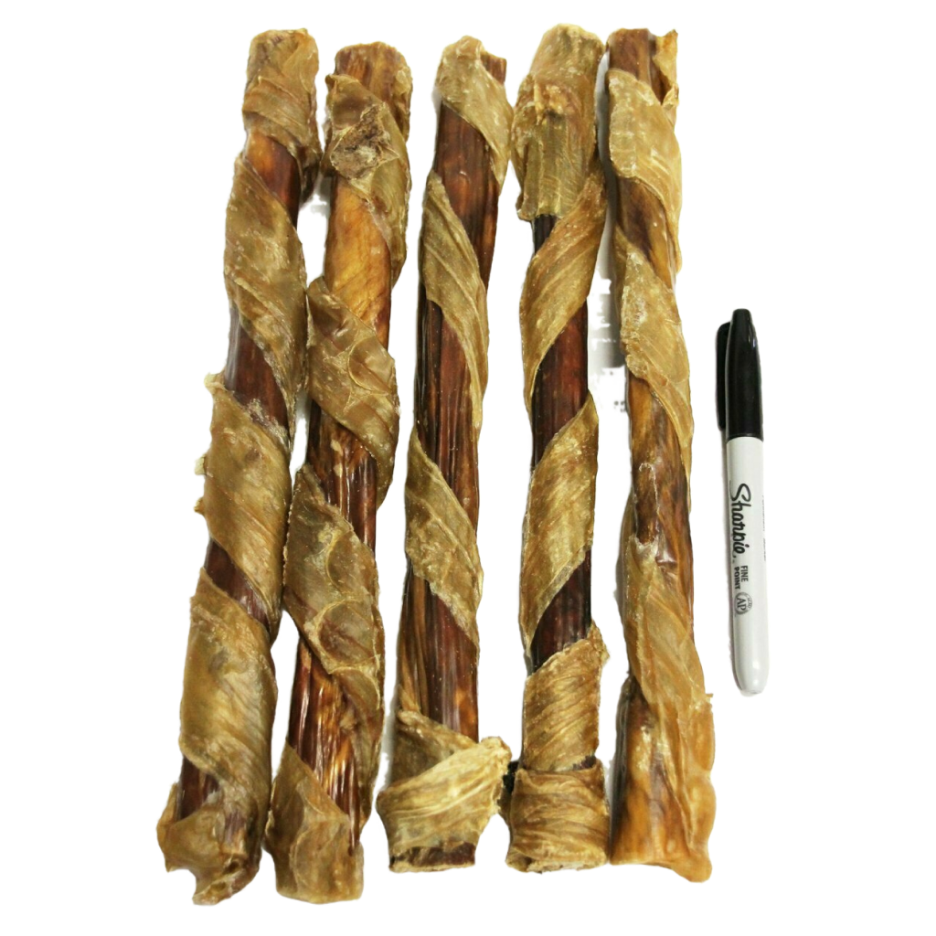 Tuesday's Natural Dog Co. 12" Tremenda Chewy Bulls Dog Treat, 2-pk image number null
