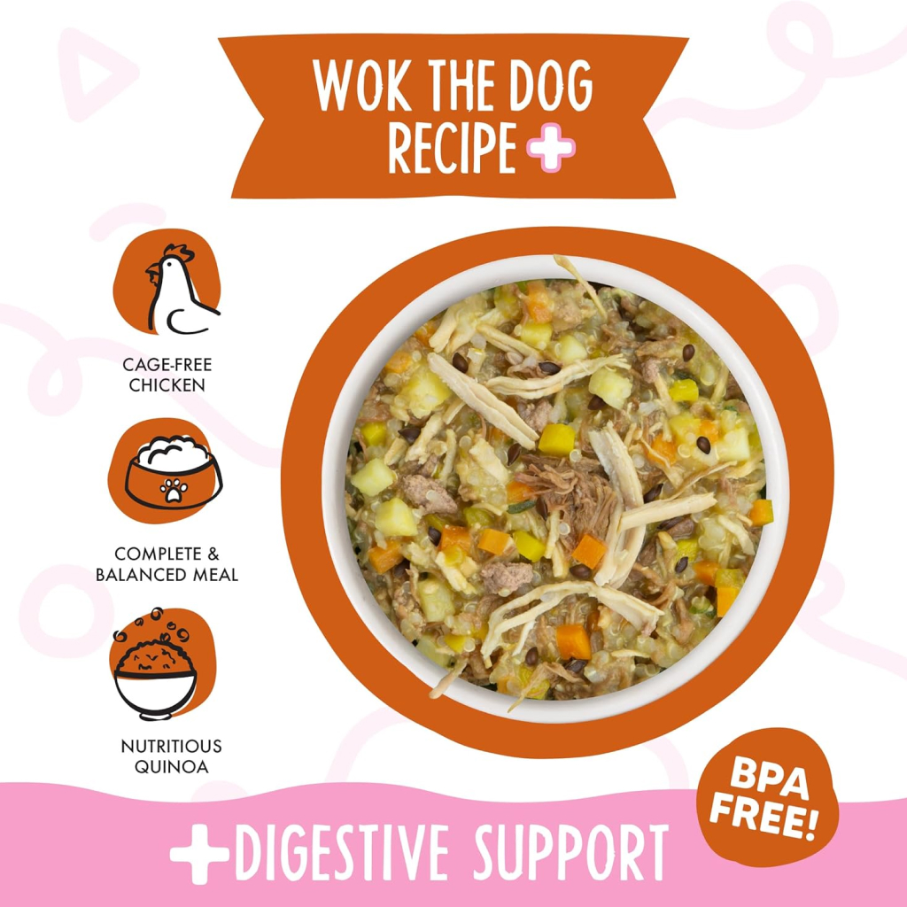 Weruva Meals 'n More Wok The Dog Recipe Plus Digestive Support Wet Dog Food Cup, 3.5-oz image number null