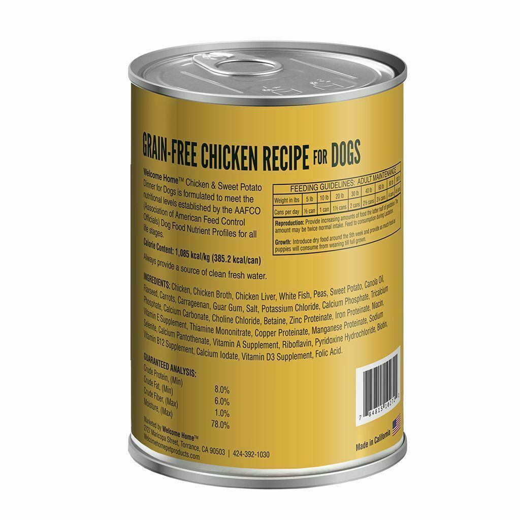 Welcome Home Grain-Free Chicken Wet Dog Can, 12.5-oz image number null