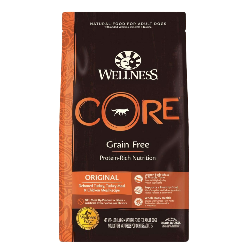 Wellness Core Natural Grain Free Dry Dog Food, Original Turkey & Chicken image number null