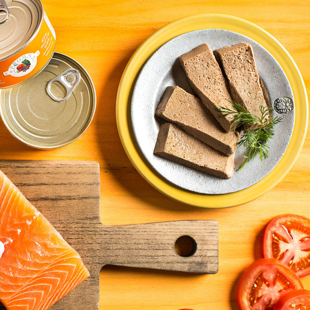 Fromm Four-Star Chicken & Salmon P&acirc;t&eacute; for Cats Can, 3-oz image number null
