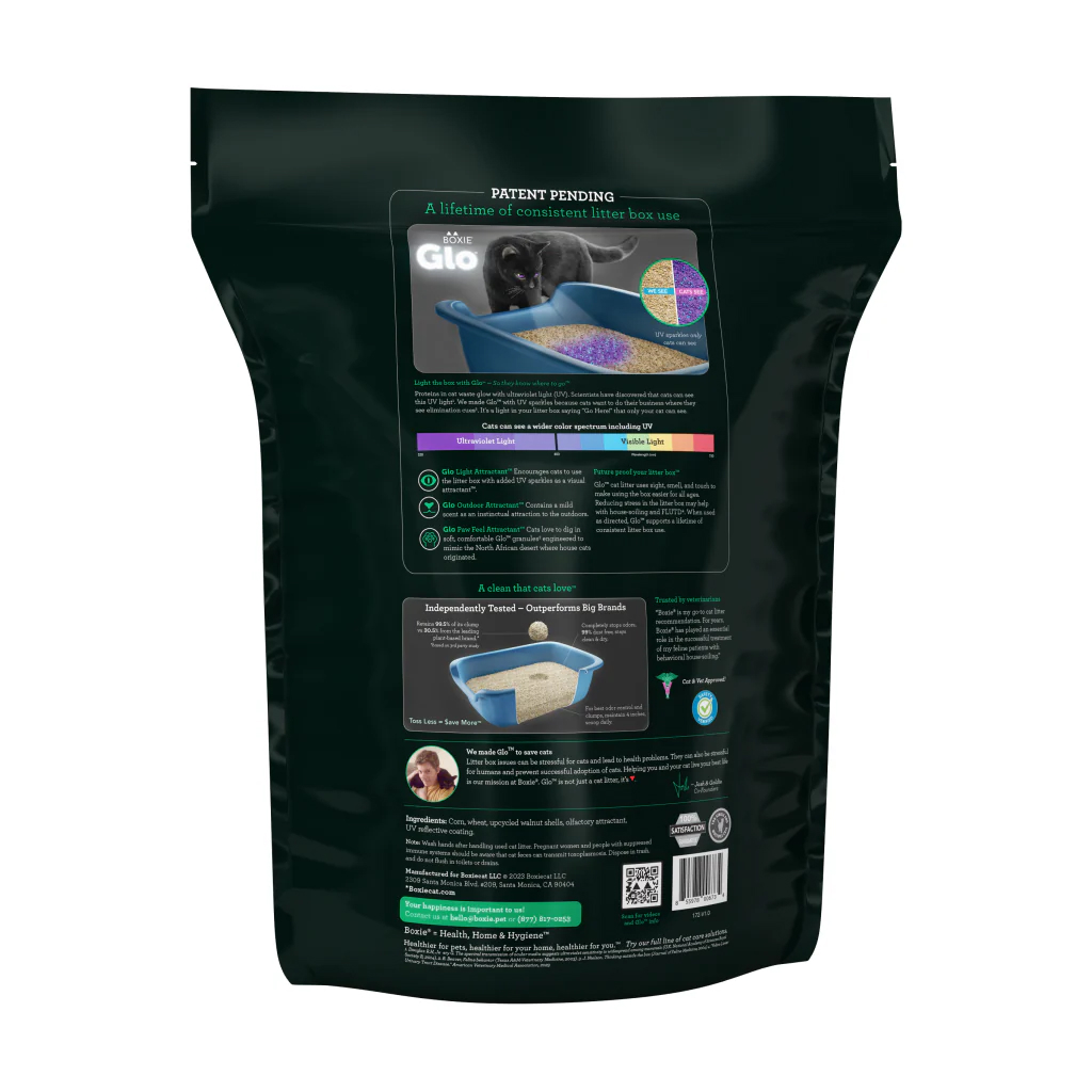Boxie Glo Natural Attractions 30 Day Odor Control Clumping Corn Cat Litter, 6.5-lb image number null