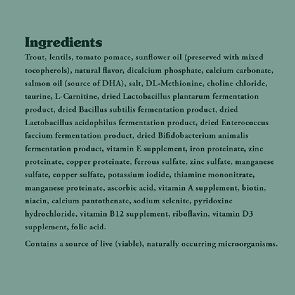 Trout Formula For Dogs, 8-lb image number null