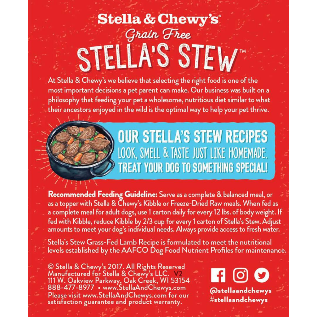 Stella's Stew - Grass Fed Lamb Recipe 11-oz Ea image number null