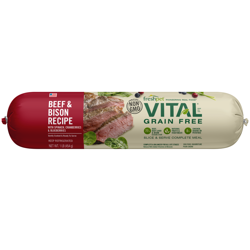 Freshpet Vital Grain Free Beef & Bison 1-lb image number null