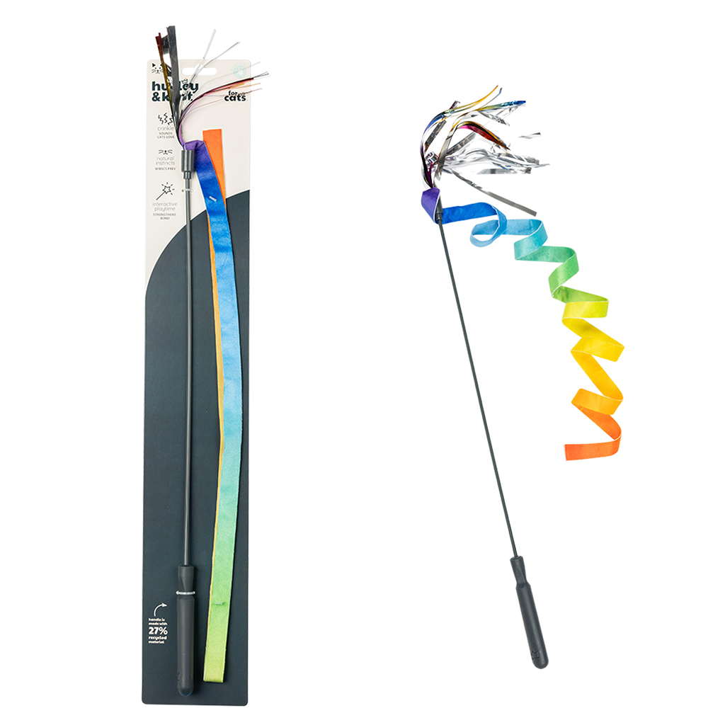 Huxley & Kent Cat Wand DANCE & LURE RAINBOW image number null