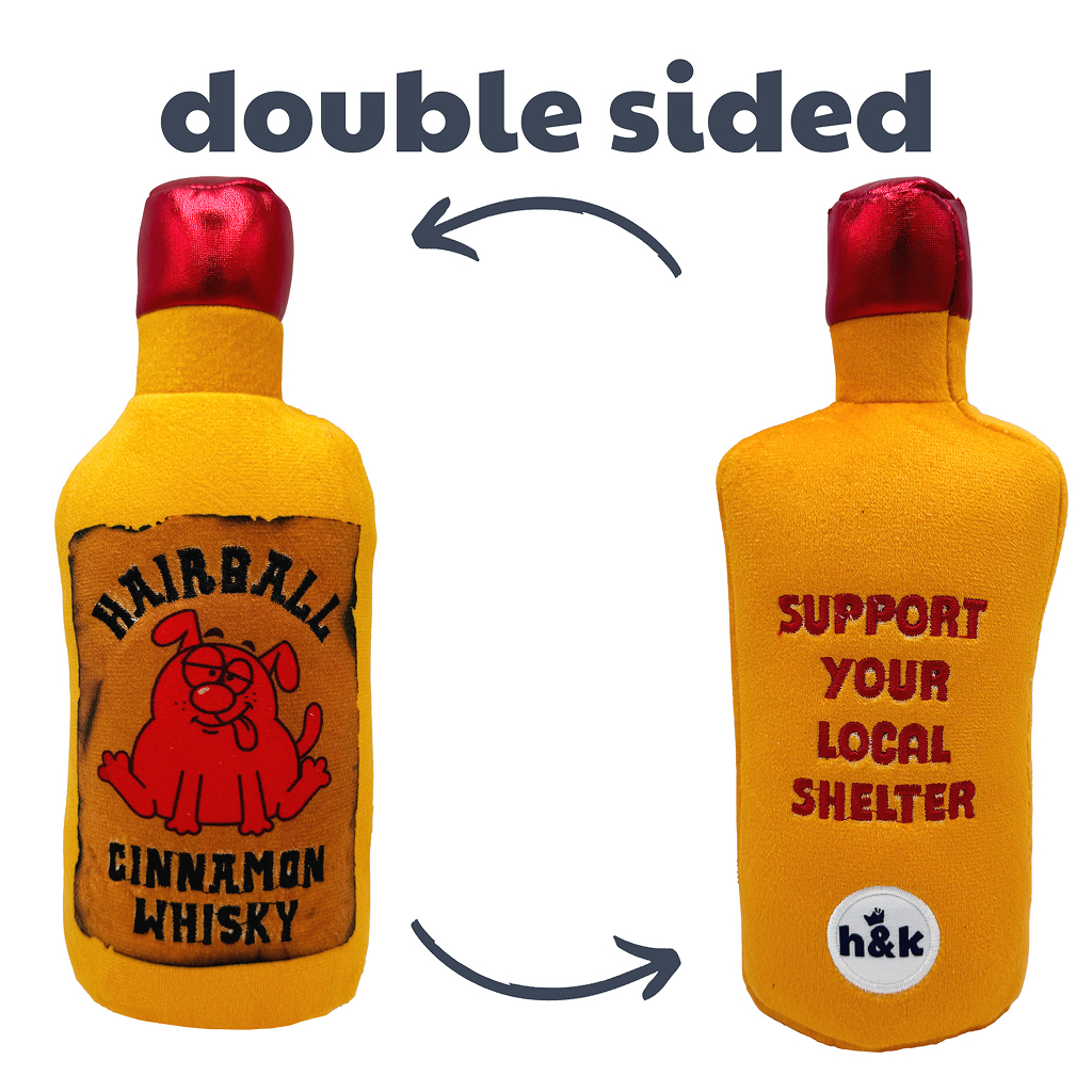 Huxley & Kent Dog Power Plush HAIRBALL CINNAMON WHISKY-SM image number null