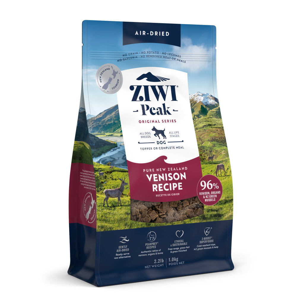Buy ZIWI Peak Air Dried Venison Recipe Dog Food 2.2 lb for USD 92.99 CentinelaFeed