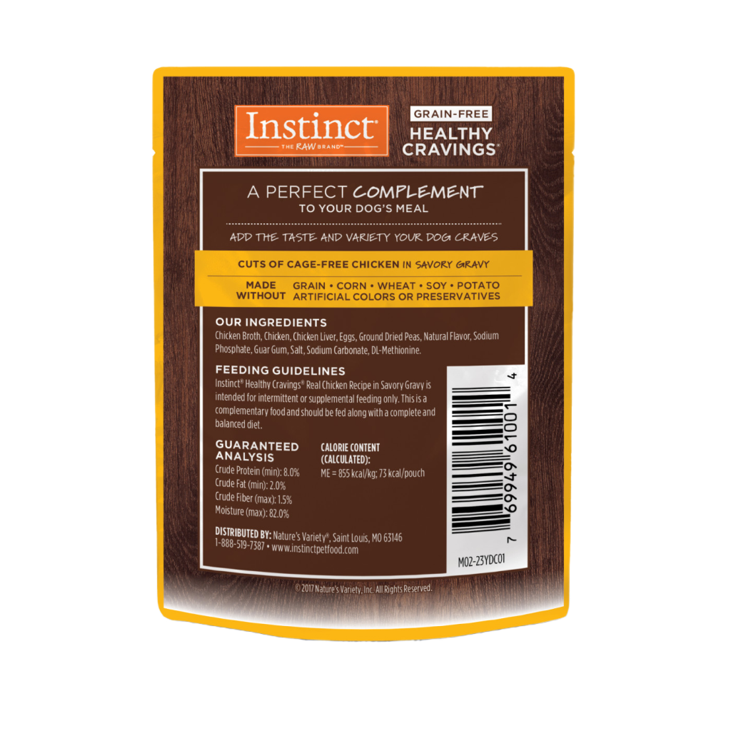 Instinct Healthy Cravings Grain-Free Real Chicken Recipe Wet Dog Food Topper image number null