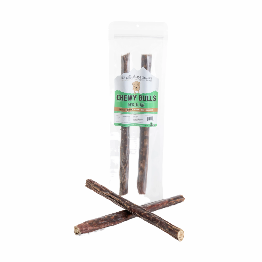 Tuesday's Natural Dog Co. 12" Chewy Bull Dog Treat, 2-pk image number null