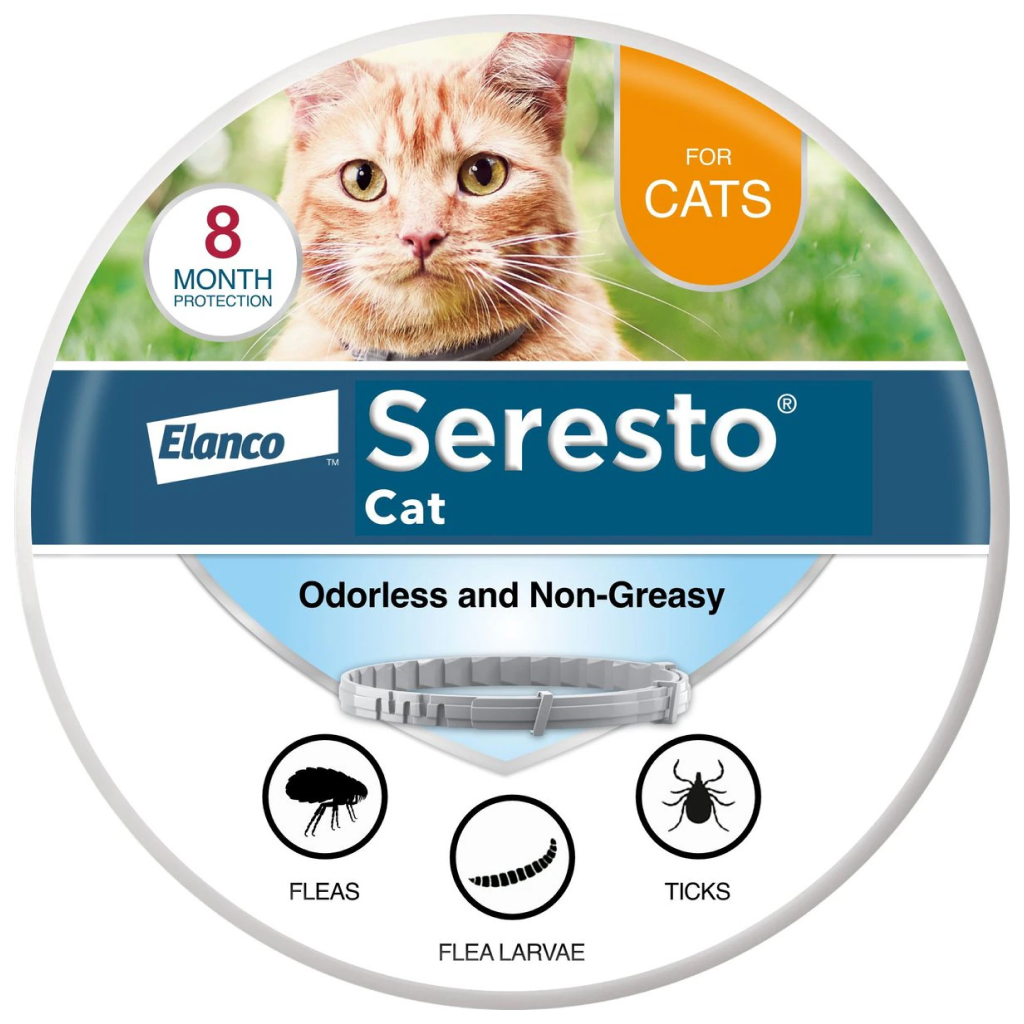 Seresto Flea And Tick Collar For Cats, 8-Month Flea And Tick Collar For Cats image number null