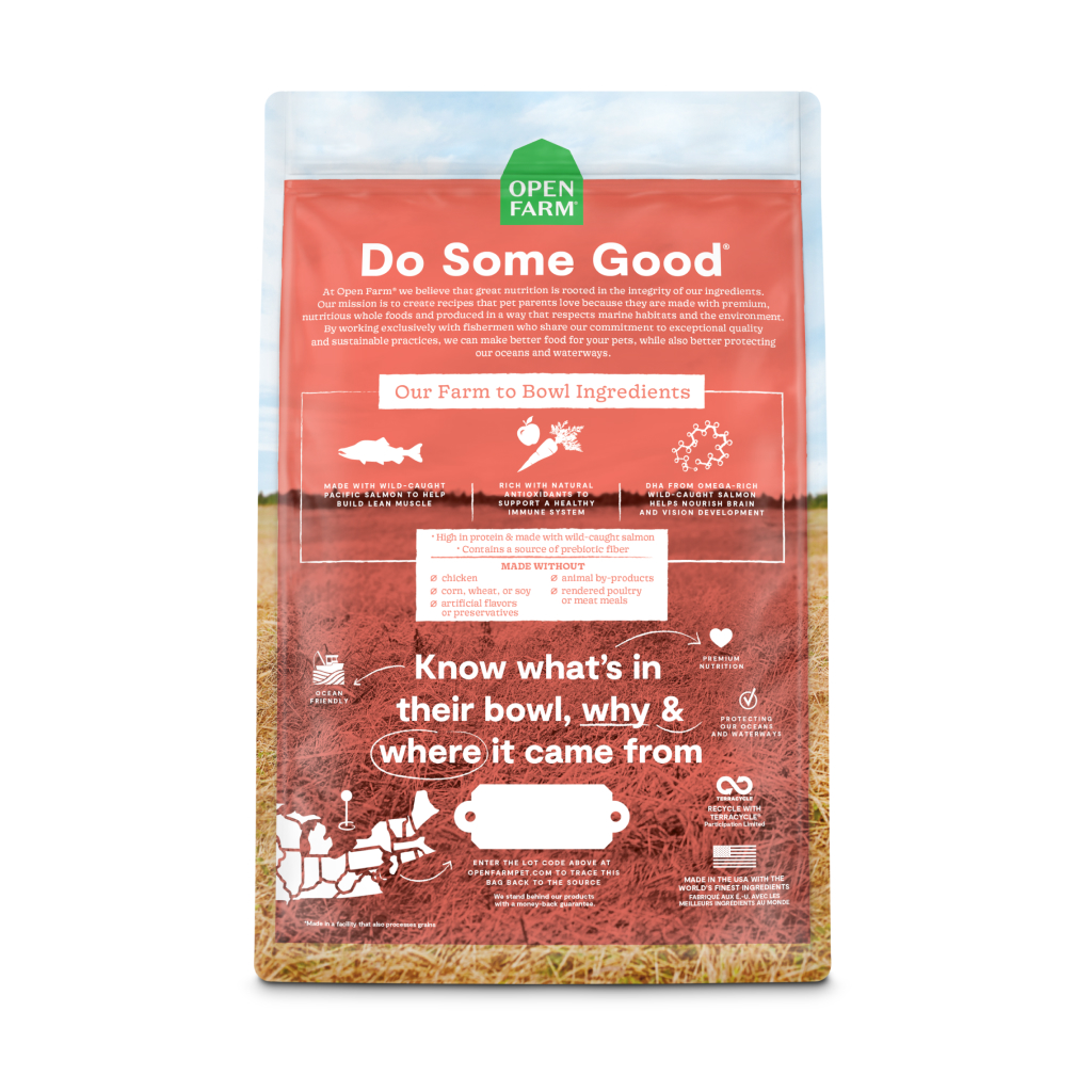 Open Farm Puppy Salmon & Sweet Potato Grain-Free Recipe, 4-lb image number null