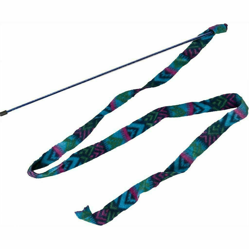 Prancer Fleece Frenzy Wand Cat Toy image number null