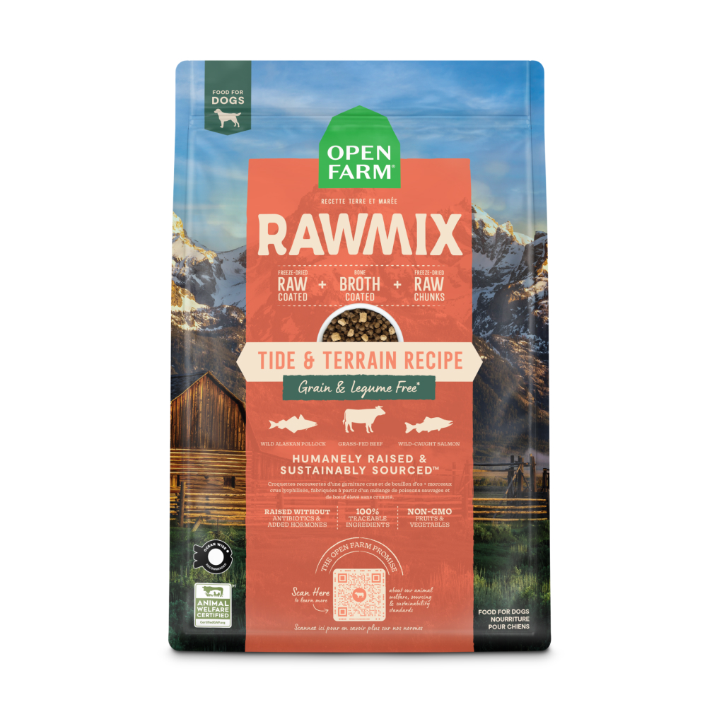 Open Farm RawMix Tide & Terrain Grain-Free Recipe Dry Dog Food, 20-lb image number null