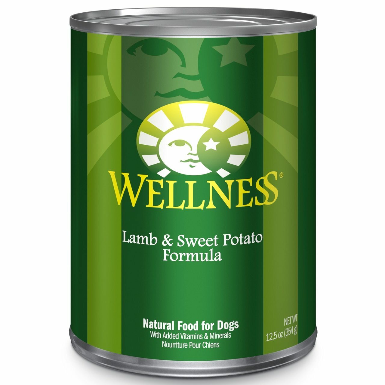 Wellness Complete Health Natural Wet Canned Dog Food, Lamb & Sweet Potato, 12.5-oz Can image number null
