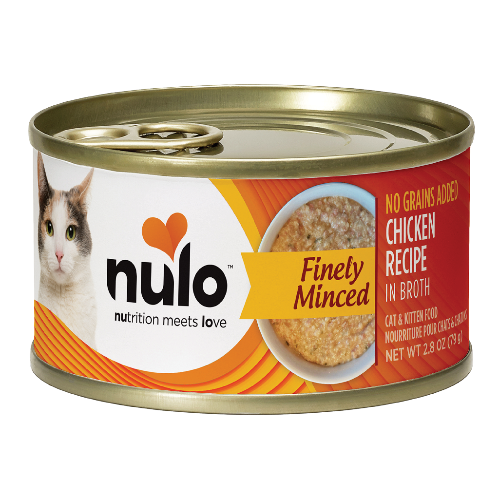 Nulo Finely Cat Minced Chicken Cans, 2.8-oz image number null