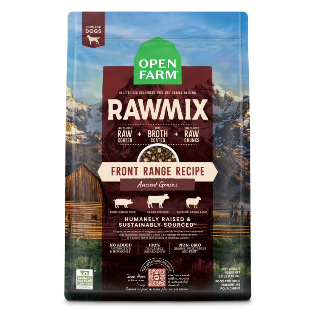 Open Farm Dog Raw MixFront Range with Ancient Grains Recipe, 3.5-lb image number null