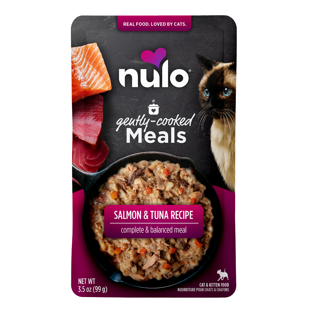 Nulo Cat Gently-Cooked Meals Salmon & Tuna Pouch, 3.5-oz image number null